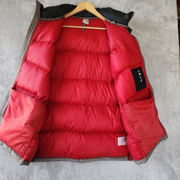 Nike Puffer Vest Mens Size XL Gray Duck Down Insulated 550 Fill Jacket *READ - Picture 3 of 13